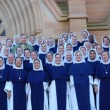 Sister of Life in Australia with Cardinal Pell