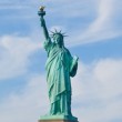 Statue of Liberty seen from the Circle Line ferry, Manhattan, New York