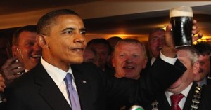 US president Barack Obama on 2011 visit to Ireland