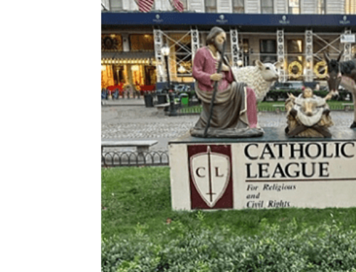 NATIVITY SCENE ERECTED IN CENTRAL PARK