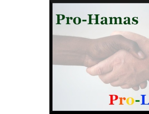 PRO-HAMAS AND PRO-LGBT CRAZIES TIED AT THE HIP