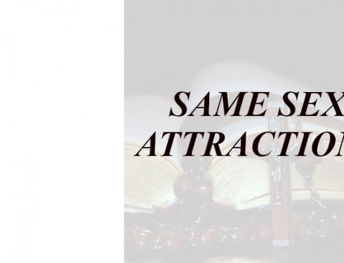 The Church is Right about Same Sex Attraction